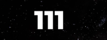 111 Angel Number Meaning Space Background